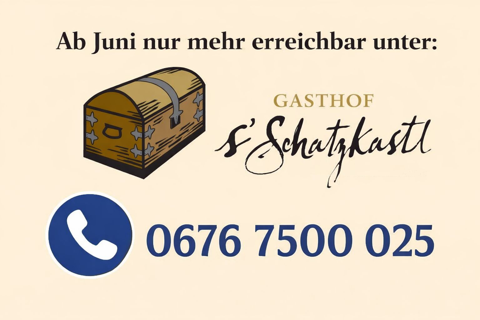 Ab Juni nur mehr unter dieser Nummer