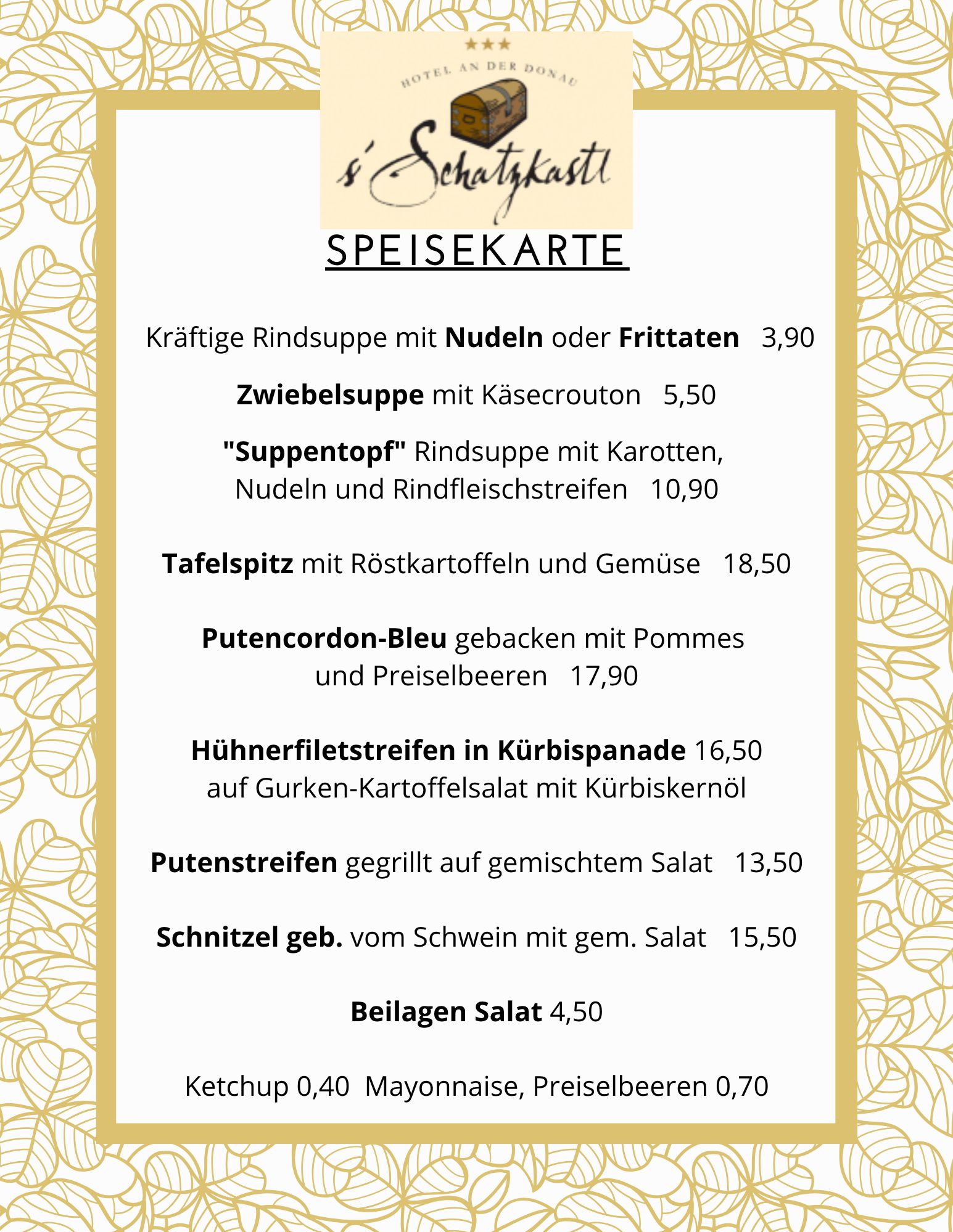 Speisekarte September Wild26